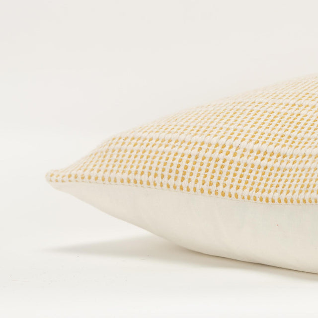 BRINK YELLOW STRIPE MODERN INDUSTRIAL THROW PILLOW
