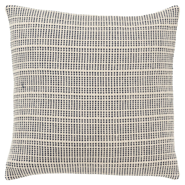 BRIX NAVY STRIPE MODERN INDUSTRIAL THROW PILLOW