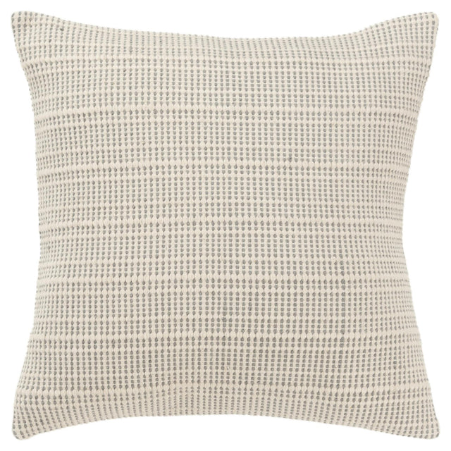 DITLEVSEN GREY STRIPE MODERN INDUSTRIAL THROW PILLOW