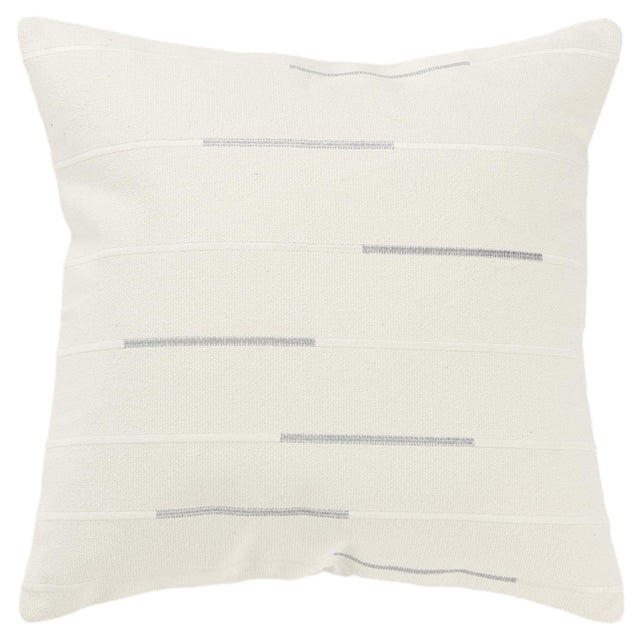 BIRK IVORY GEOMETRIC GLAM THROW PILLOW