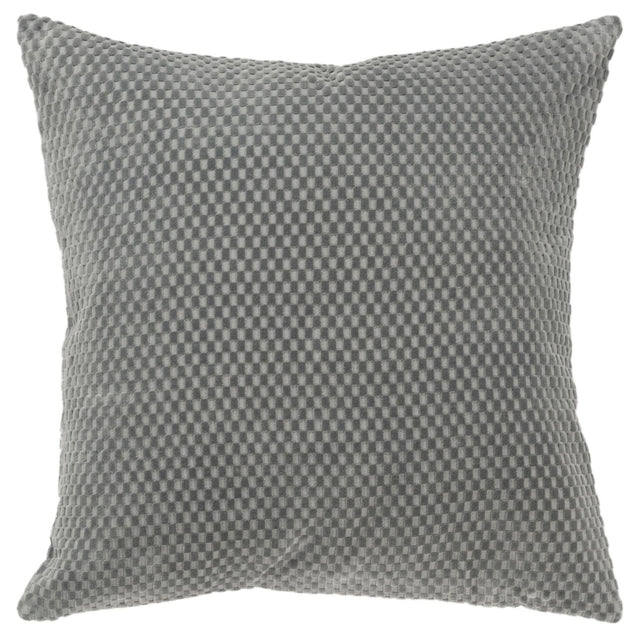 OTTO GREY SOLID MODERN INDUSTRIAL THROW PILLOW