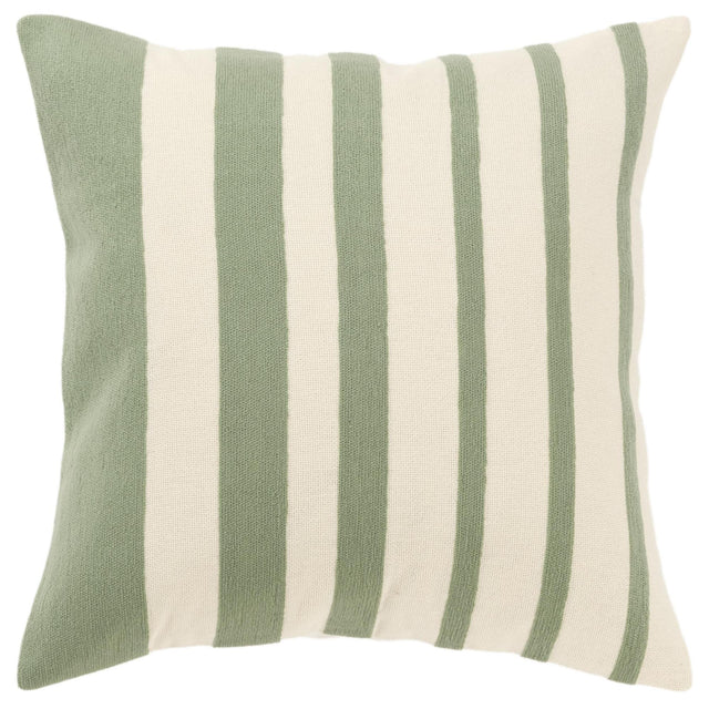 FALLESEN WHITE STRIPE MODERN INDUSTRIAL THROW PILLOW