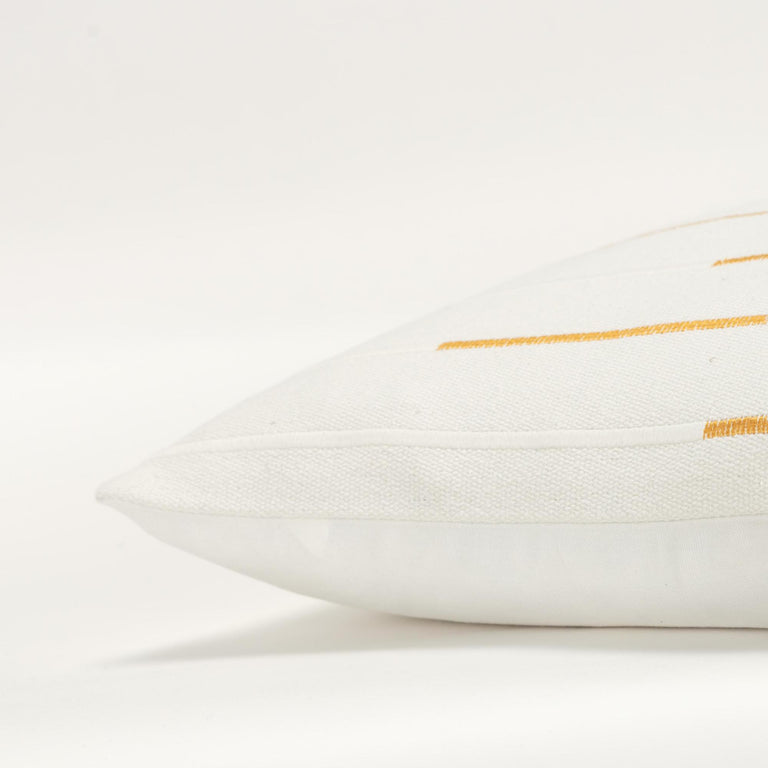 JONSSON IVORY GEOMETRIC GLAM THROW PILLOW