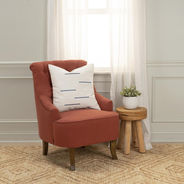 TROLLE IVORY GEOMETRIC GLAM THROW PILLOW