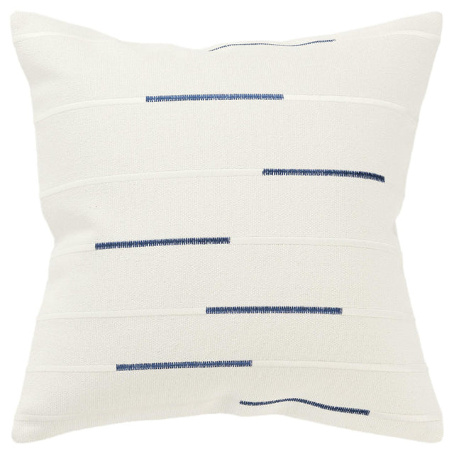 TROLLE IVORY GEOMETRIC GLAM THROW PILLOW