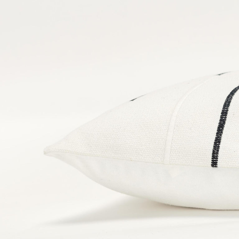 REIMER IVORY GEOMETRIC GLAM THROW PILLOW