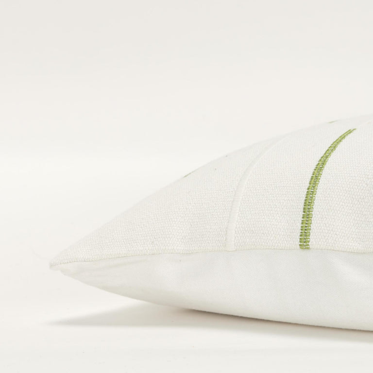 HØJBJERG GREEN GEOMETRIC GLAM THROW PILLOW
