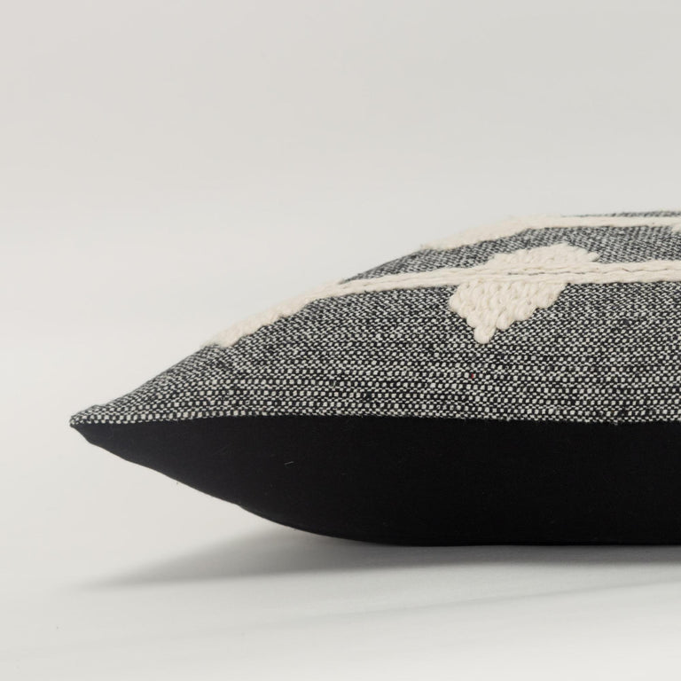 LUNDGREN BLACK DIAMOND MODERN INDUSTRIAL  THROW PILLOW