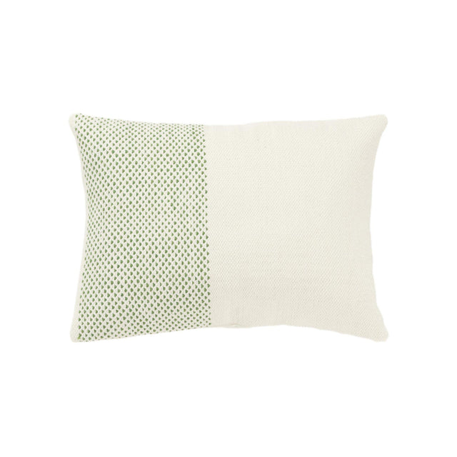 PETTERSSON GREEN COLOR BLOCK STRIPE MODERN INDUSTRIAL THROW PILLOW