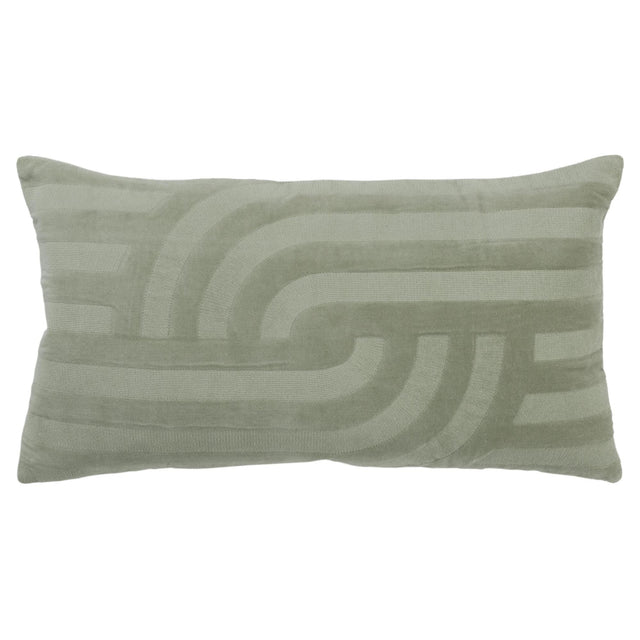 NYHOLM GREEN ABSTRACT MODERN INDUSTRIAL THROW PILLOW