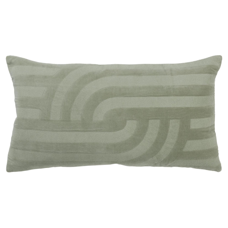 NYHOLM GREEN ABSTRACT MODERN INDUSTRIAL  THROW PILLOW