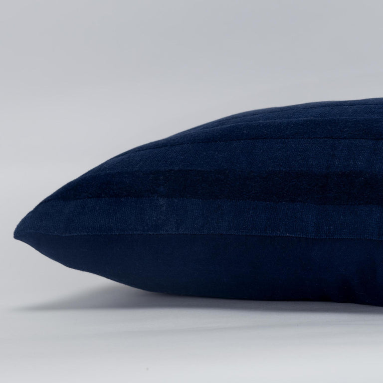 SVENSTRUP BLUE ABSTRACT MODERN INDUSTRIAL  THROW PILLOW