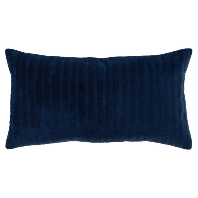 BALSLEV DEEP DARK BLUE TRANSITIONAL MODERN INDUSTRIAL THROW PILLOW