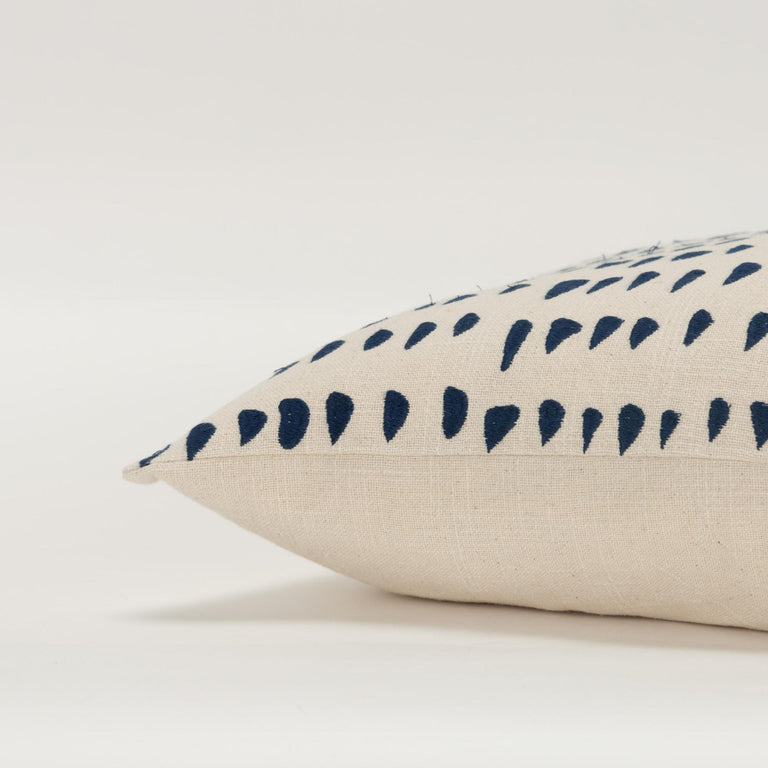 SALEH BLUE ANIMAL SKIN MODERN INDUSTRIAL  THROW PILLOW