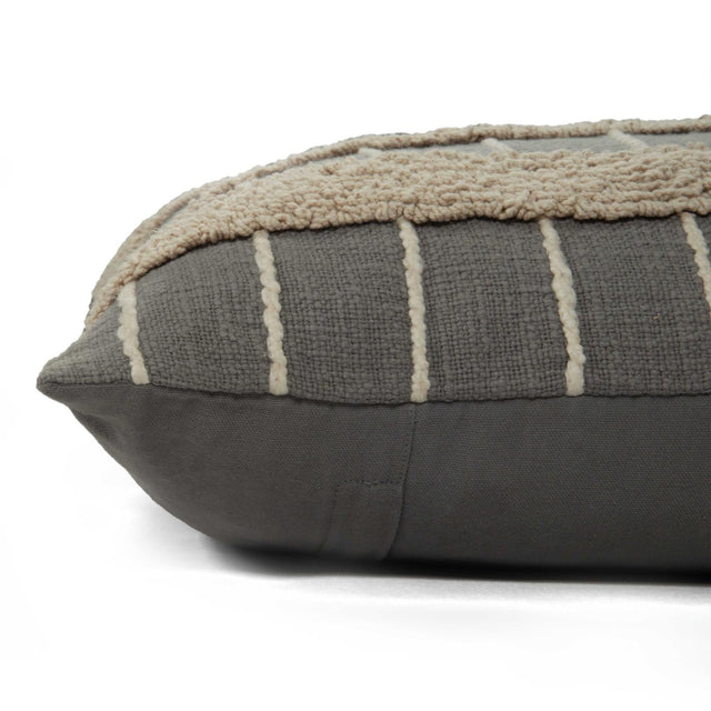 STØVRING NATURAL STRIPE MODERN FARMHOUSE THROW PILLOW