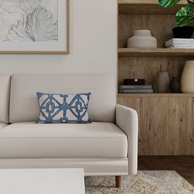MØNSTER NATURAL GEOMETRIC MODERN FARMHOUSE THROW PILLOW