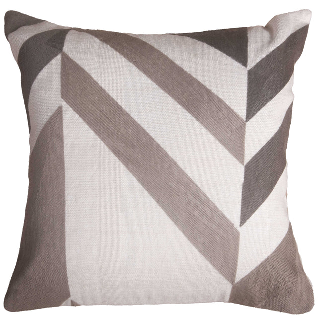 BENDSEN NATURAL GEOMETRIC GLAM THROW PILLOW