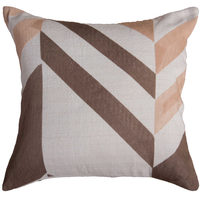 BRØDSGAARD NATURAL GEOMETRIC GLAM THROW PILLOW