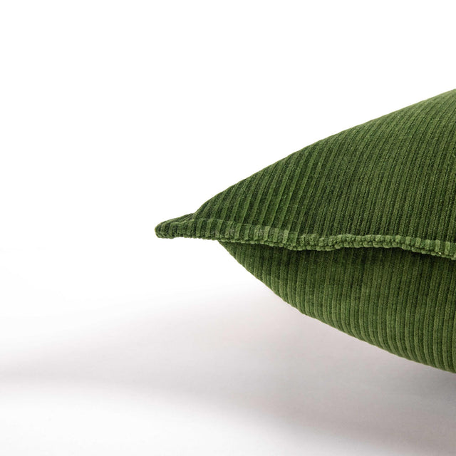 HVIDBERG GREEN SOLID MODERN INDUSTRIAL THROW PILLOW