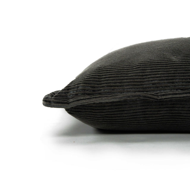 MARTENSEN GREY SOLID MODERN INDUSTRIAL THROW PILLOW