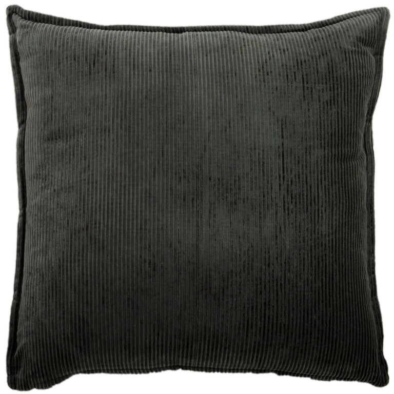 MARTENSEN GREY SOLID MODERN INDUSTRIAL  THROW PILLOW
