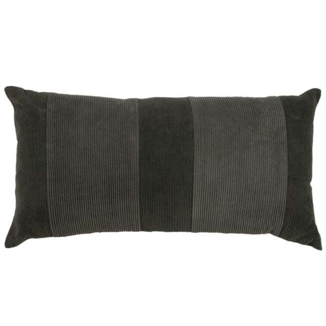 HONORE GREY SOLID MODERN INDUSTRIAL THROW PILLOW