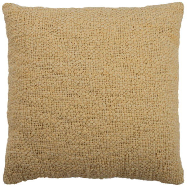 ENGSTRØM YELLOW SOLID MODERN INDUSTRIAL THROW PILLOW
