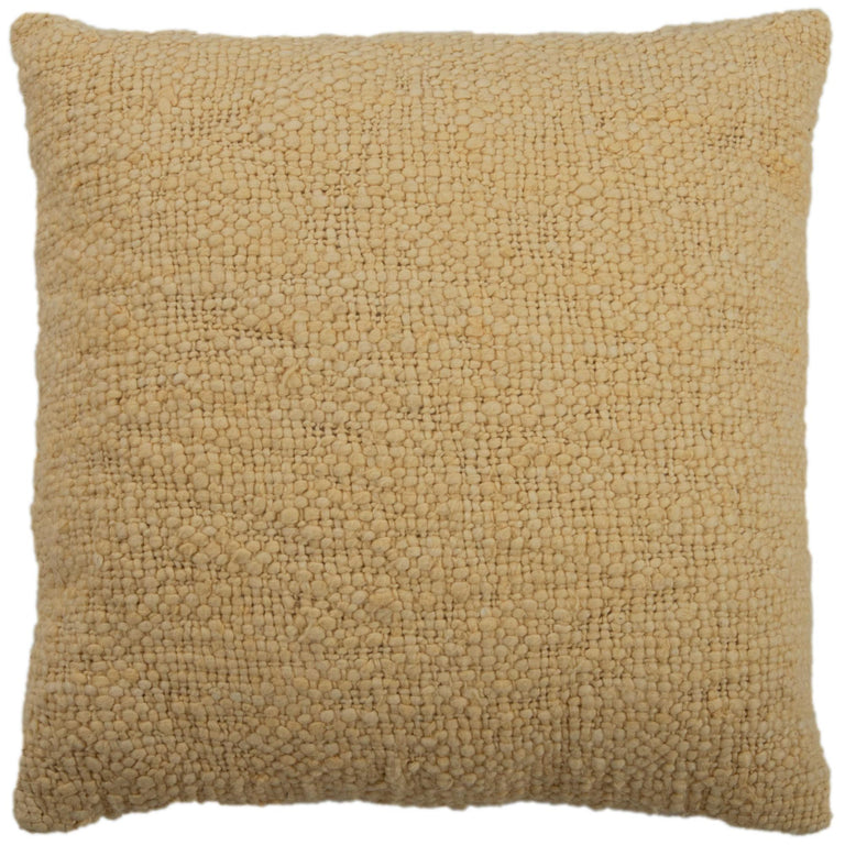 ENGSTRØM YELLOW SOLID MODERN INDUSTRIAL  THROW PILLOW