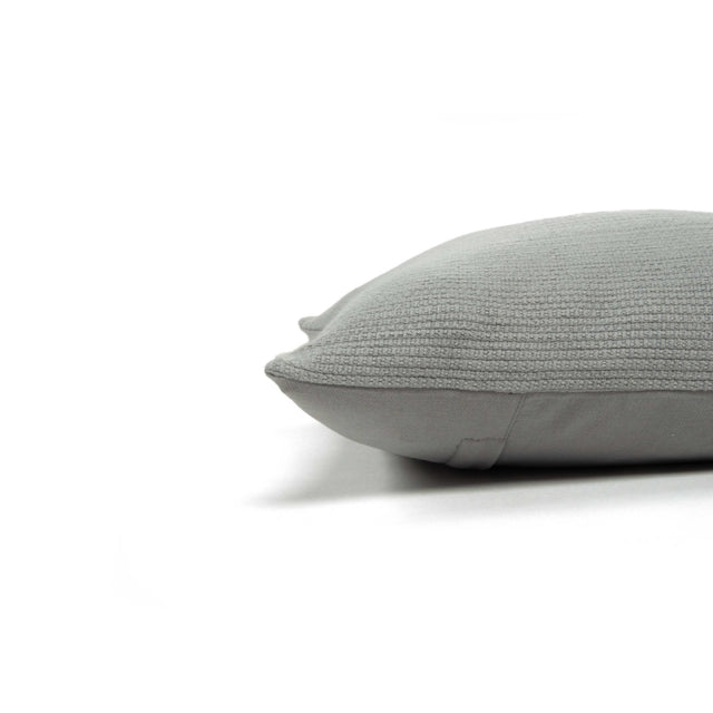 RANDRUP GREY SOLID COTTAGE THROW PILLOW