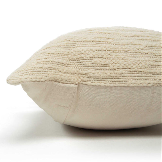 GRØNBORG NATURAL SOLID MODERN INDUSTRIAL THROW PILLOW