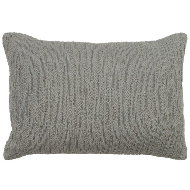 SKAFTE GREY SOLID MODERN INDUSTRIAL  THROW PILLOW
