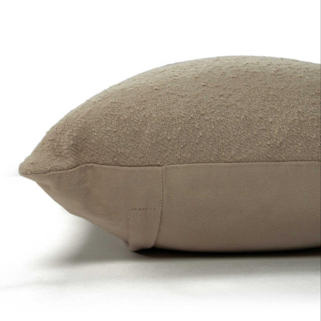 HUSUM NATURAL STRIPE MODERN INDUSTRIAL THROW PILLOW