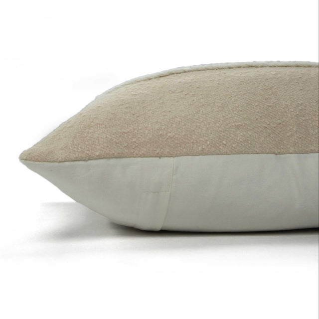 HOLDT NATURAL STRIPE MODERN INDUSTRIAL THROW PILLOW