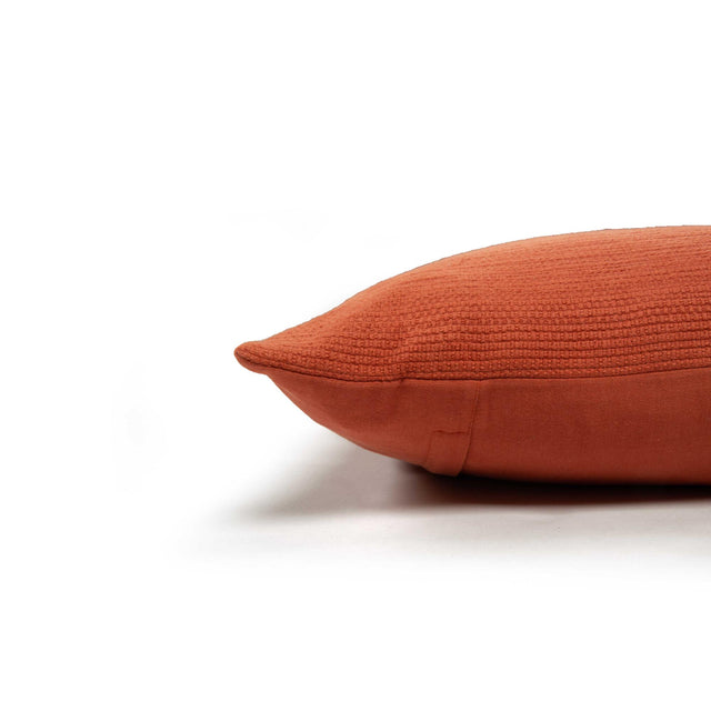 GULDBRANDSEN ORANGE SOLID COTTAGE THROW PILLOW