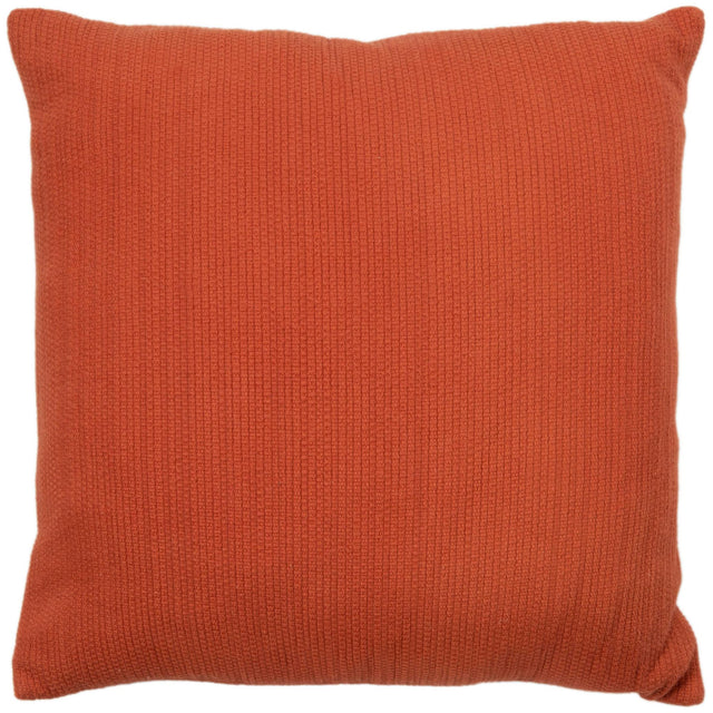 GULDBRANDSEN ORANGE SOLID COTTAGE THROW PILLOW