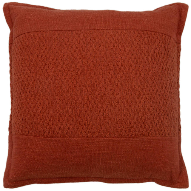 LANGKJÆR ORANGE SOLID MODERN INDUSTRIAL THROW PILLOW