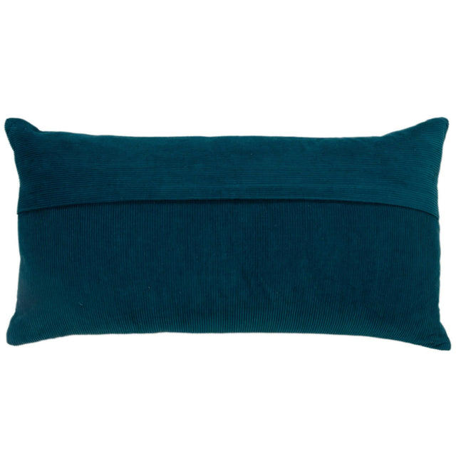 LAUESEN BLUE SOLID MODERN INDUSTRIAL THROW PILLOW