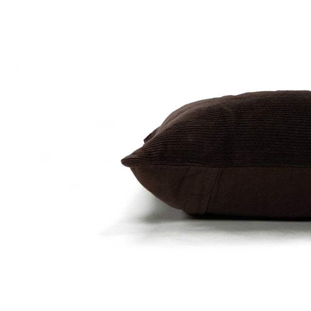 SCHJØDT BROWN SOLID MODERN INDUSTRIAL THROW PILLOW