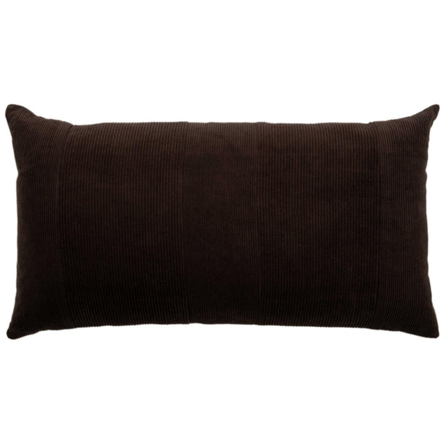 SCHJØDT BROWN SOLID MODERN INDUSTRIAL THROW PILLOW