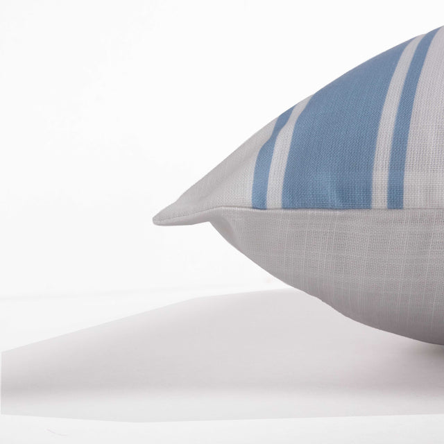 BORREGAARD IVORY STRIPE MODERN FARMHOUSE THROW PILLOW