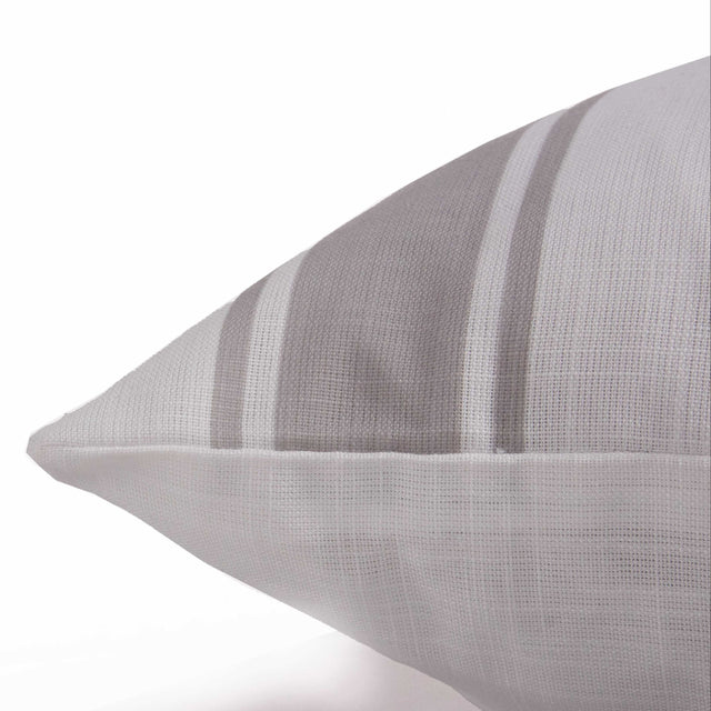 LUNDE NATURAL STRIPE MODERN FARMHOUSE THROW PILLOW