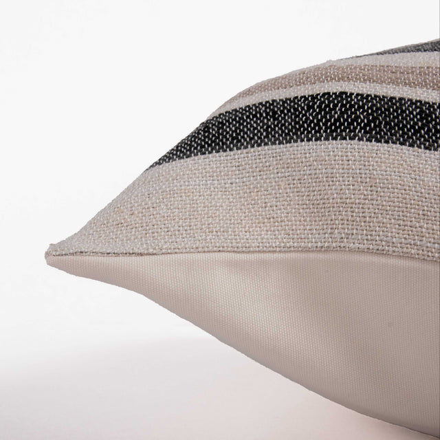 WILHELMSEN NATURAL STRIPE MODERN CRAFT THROW PILLOW