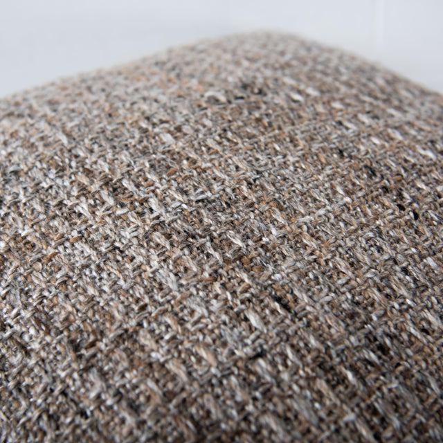 MALMBERG BROWN SOLID MODERN CRAFT THROW PILLOW