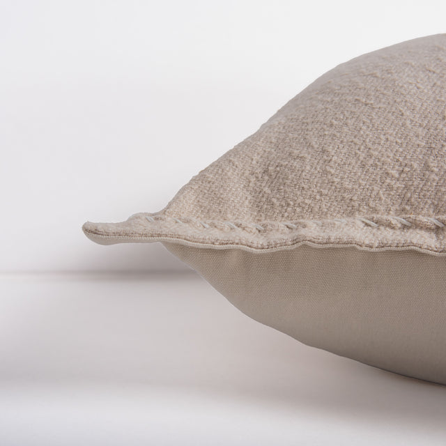 BEK NATURAL SOLID MODERN INDUSTRIAL THROW PILLOW