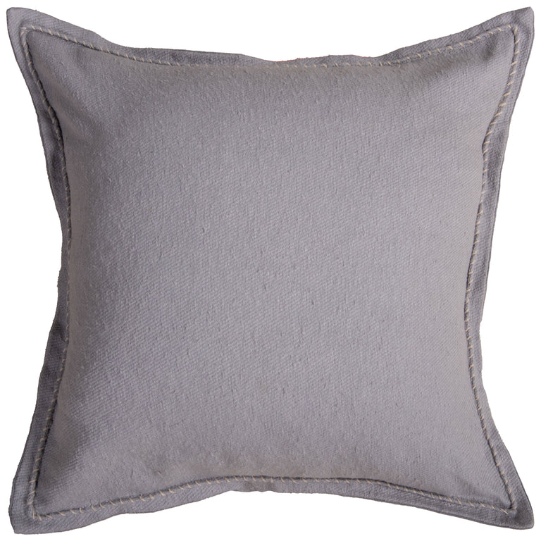 MELCHIORSEN NEUTRAL  SOLID MODERN INDUSTRIAL  THROW PILLOW