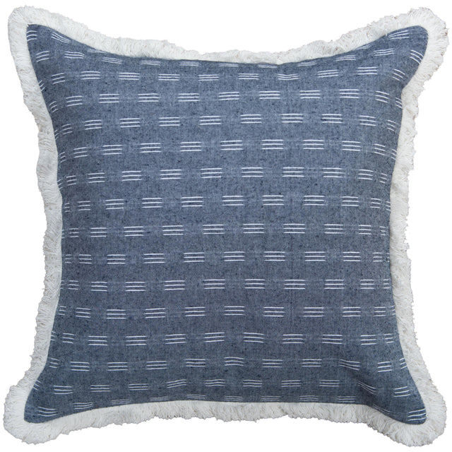 LOFT WHITE STRIPE MODERN INDUSTRIAL THROW PILLOW