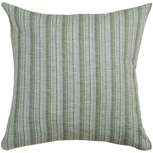 LENTZ NATURAL STRIPE MODERN INDUSTRIAL THROW PILLOW