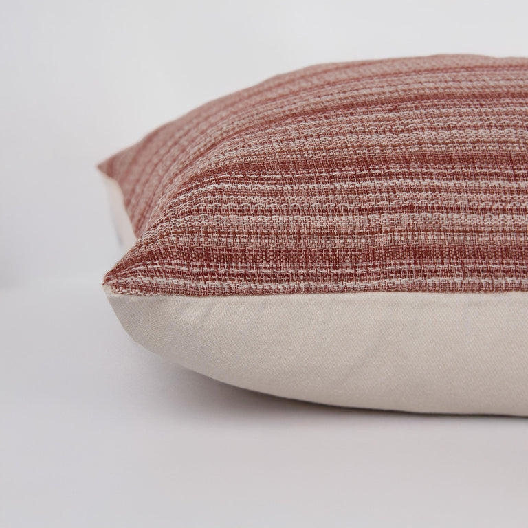 NYMAND NATURAL  STRIPE MODERN INDUSTRIAL  THROW PILLOW