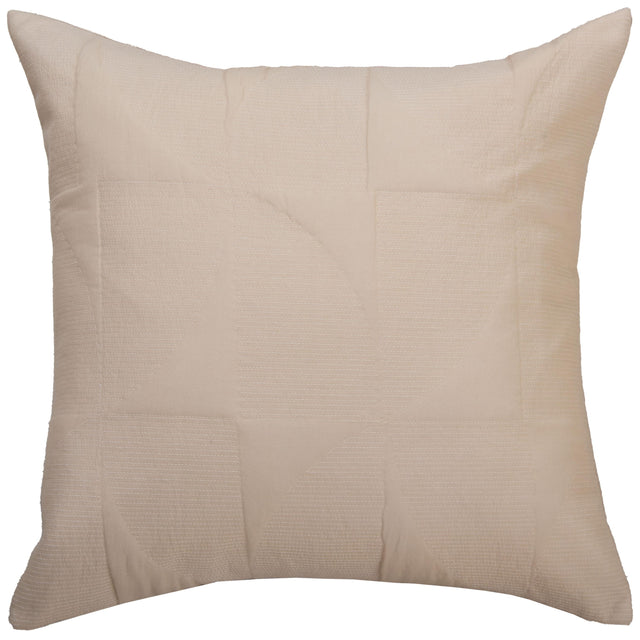 VOGNSEN NATURAL GEOMETRIC COASTAL THROW PILLOW