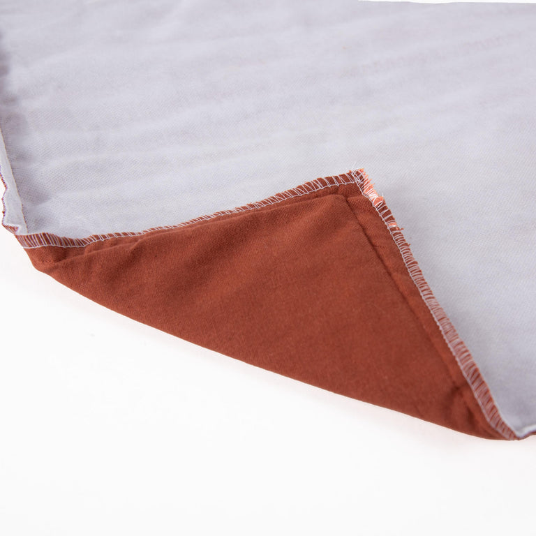 LUNDING RUST STRIPE MODERN INDUSTRIAL  THROW PILLOW